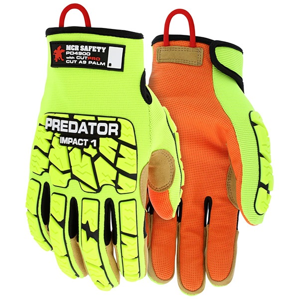 MCR Safety PD4900 Predator Impact 1 Cut Resistant Gloves