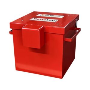 Justrite DynaLoc Type 2 Cap Box for Explosives Angled View