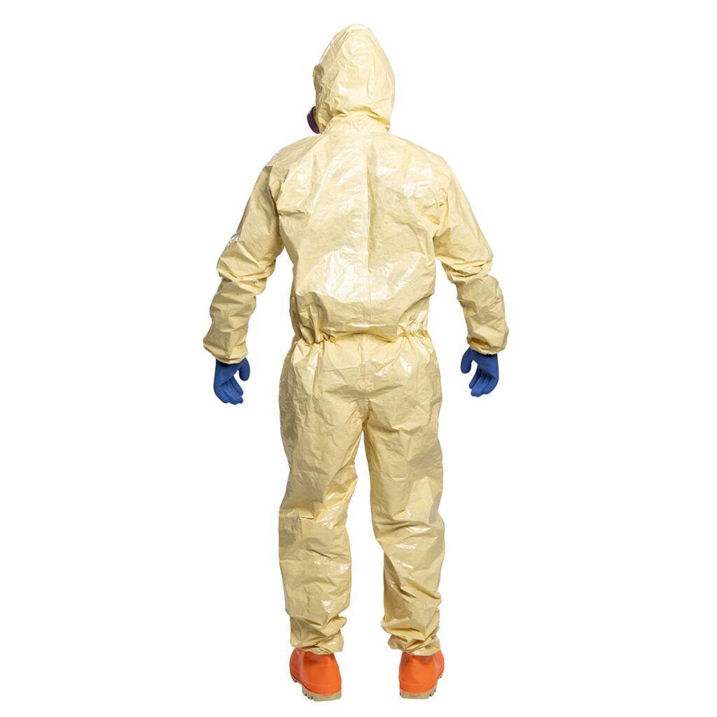 DuPont Tychem SFR 6000 SFR Coverall view of back
