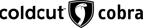 Cold Cut Cobra Shield Logo in Black