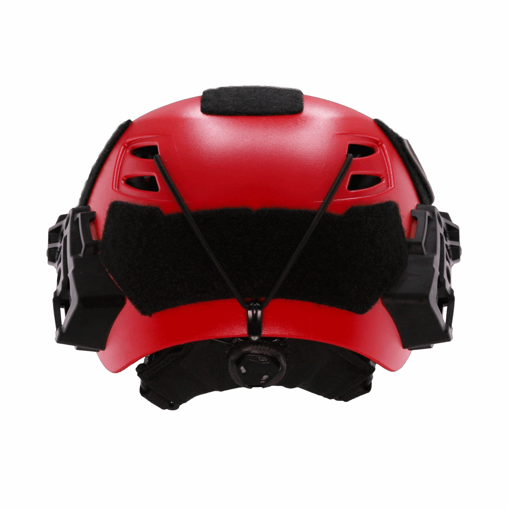 Team Wendy EXFIL RESCUER Helmet Back View - Red