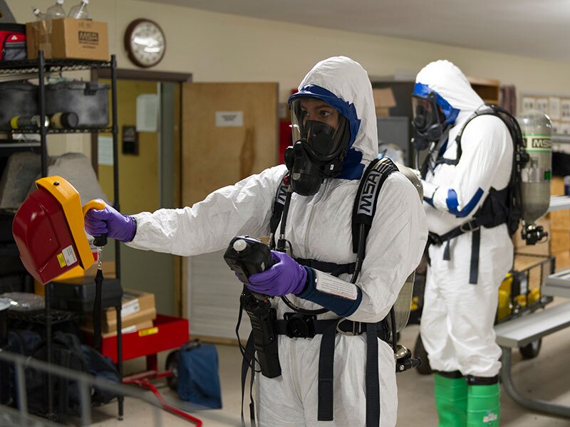 HazMat Responders in Training