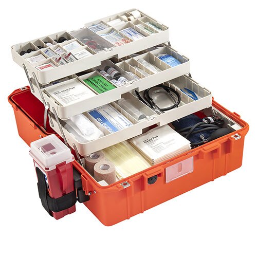 Pelican EMS Case - Open Showing Contents