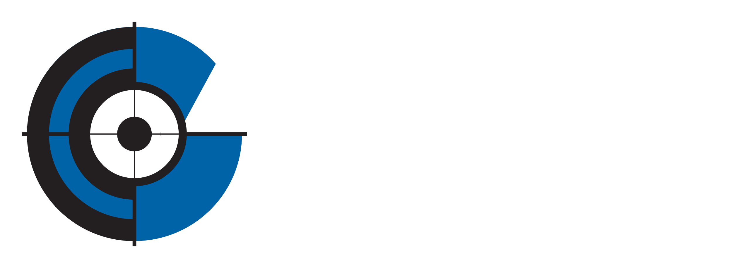 Action Target Logo - White