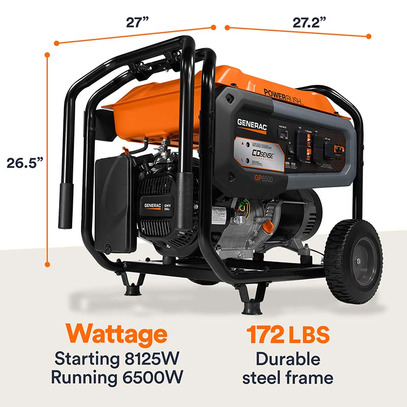 Generac GP Series Generator Specifications