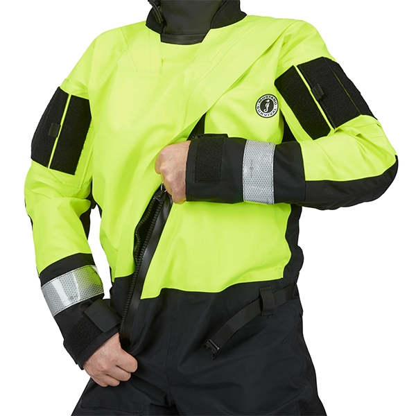 Mustang Survival Sentinel Series Water Rescue Dry Suit Zipper