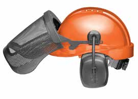 Proguard Logger System Helmet with Earmuffs and Visor