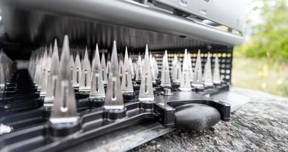 Close up image of the Shark Spike Security Device