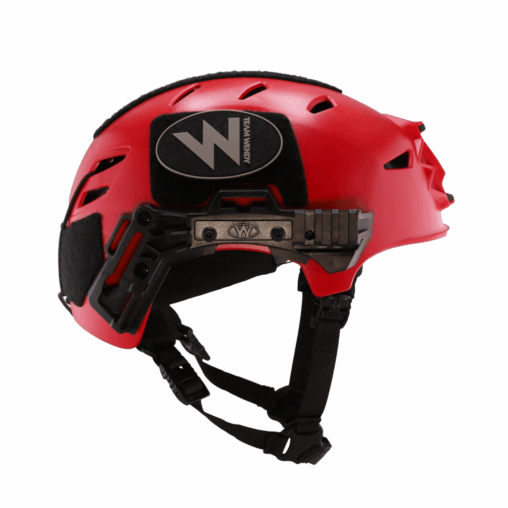 Team Wendy EXFIL RESCUER Helmet Side View - Red