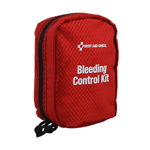 First Aid Only Bleeding Control Kit for Limb, Chest & Torso Wounds Left Side