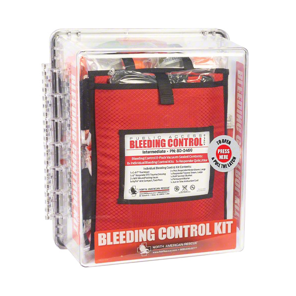 North American Rescue Wall Mounted Bleeding Control Kit