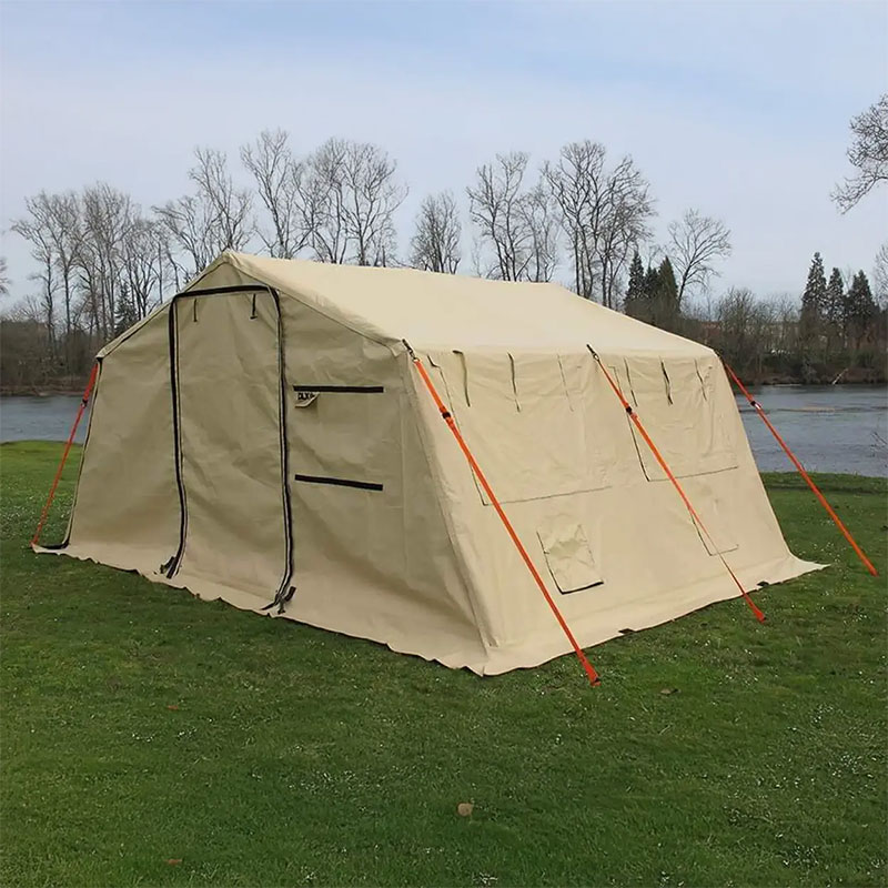 Deployed Logix ASAP-12 Rapid Shelter System