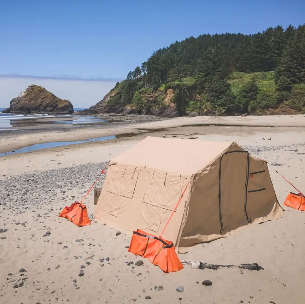 Deployed Logix ASAP-12 Rapid Shelter System