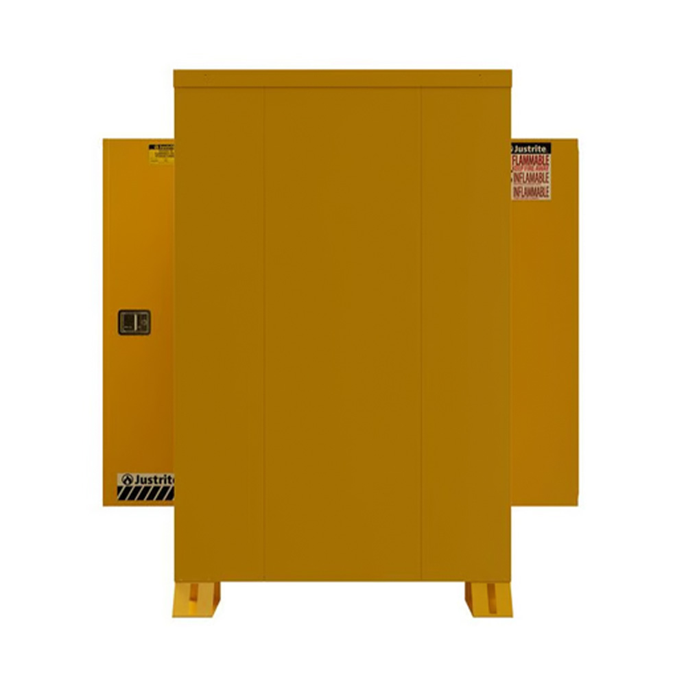 Justrite 90 Gallon Outdoor Flammable Storage Cabinet Back View