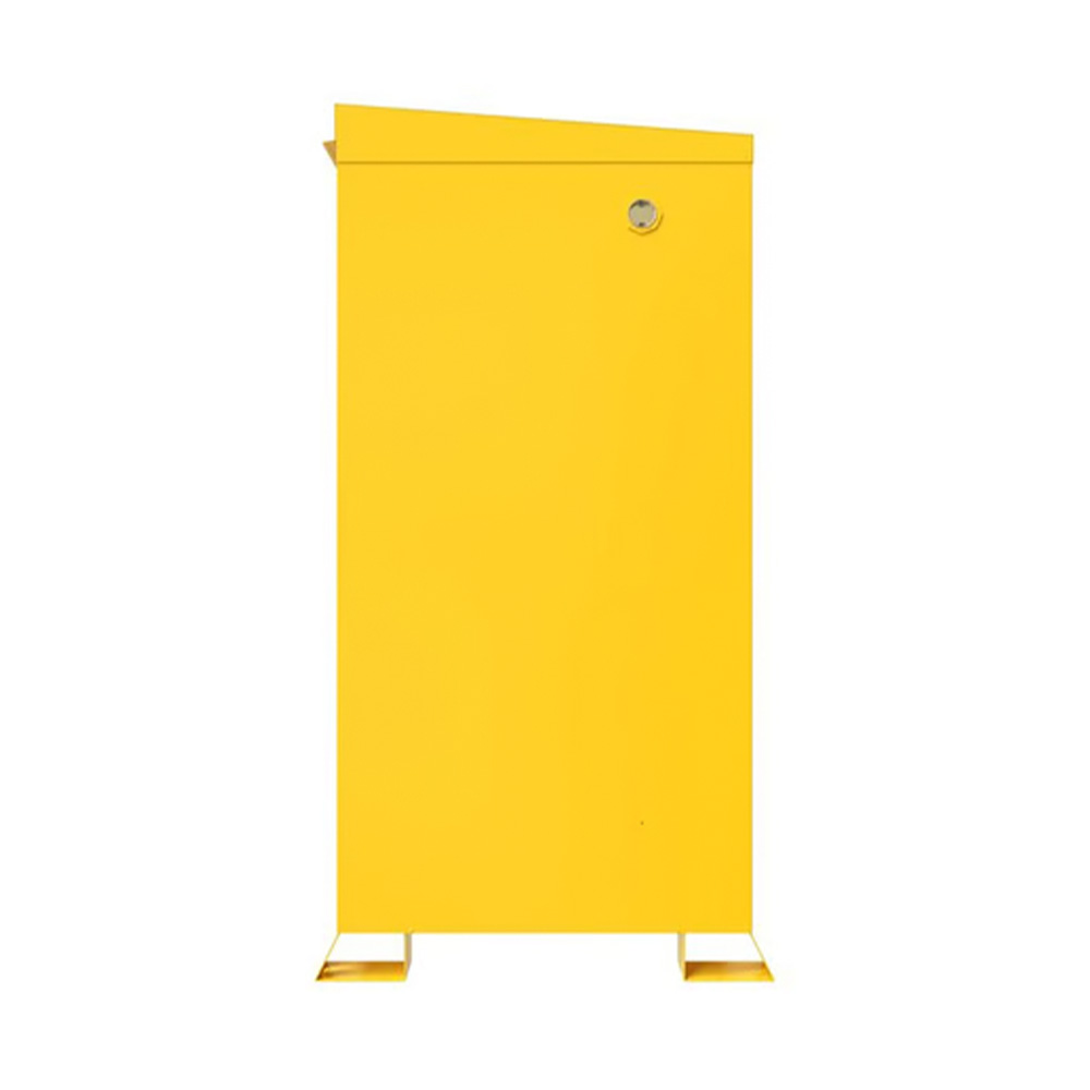 Justrite 90 Gallon Outdoor Flammable Storage Cabinet Side View