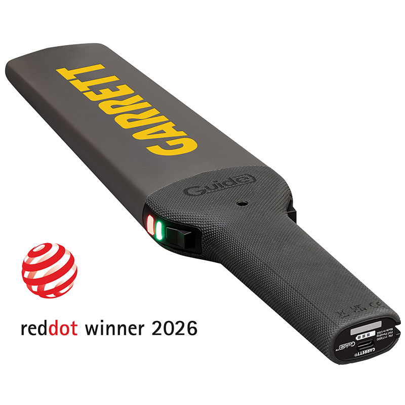 Garrett Guide Hand-Held Metal Detector - Red Dot Winner 2026