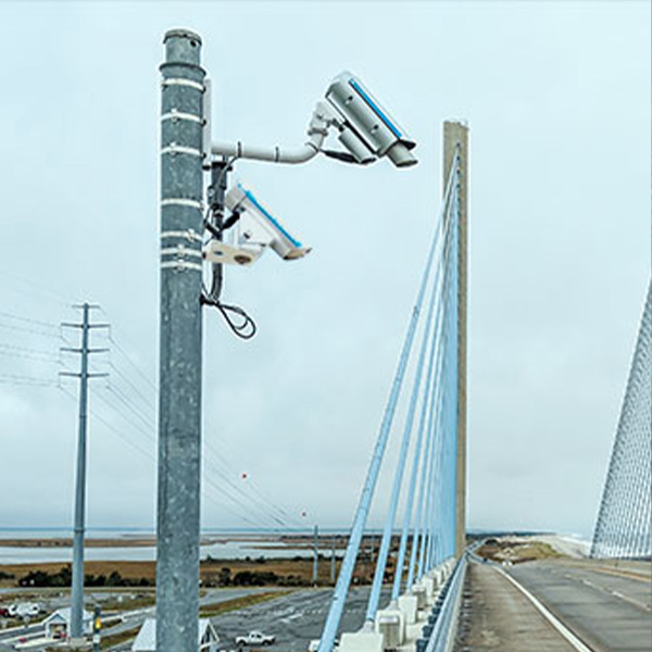 weather monitoring camera by bridge