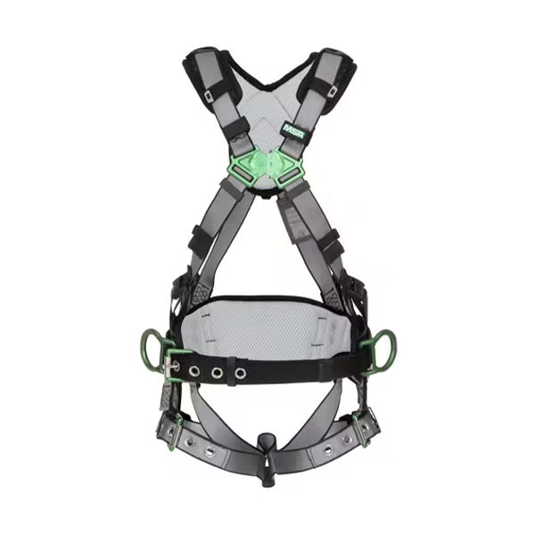 MSA V-FIT Safety Harness with extra padding front view